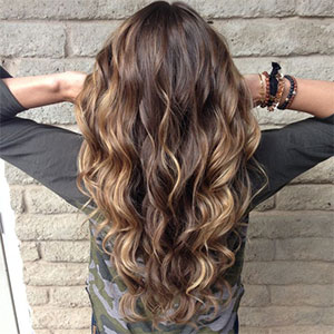 Balayage Hair from the Back